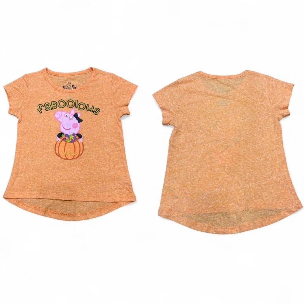 Kidcore Halloween Outfit Set 2T Peppa Pig x Cat & Jack Witchy Jack-O-Lantern